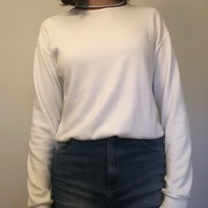 White Brandy Melville Sweatshirt